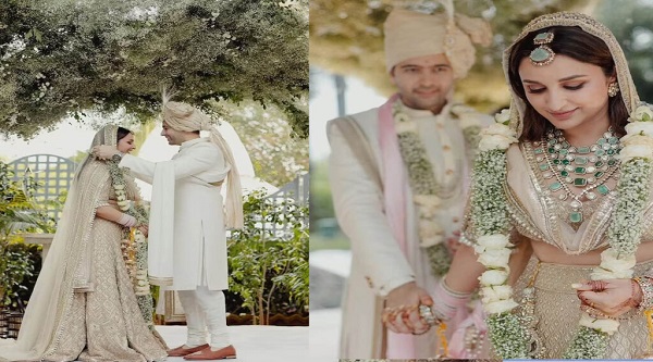 Parineeti-Raghav Wedding Photos: હંમેશા માટે એકબીજાના થયા પરિણીતિ ચોપરા અને રાઘવ ચઢ્ઢા, જુઓ લગન્ની તસ્વીરો…
