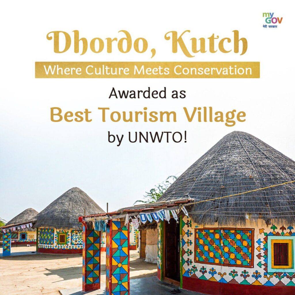 World Best Tourism Village: વિશ્વમાં પ્રવાસનના તોરણ કચ્છનાં સફેદ રણનું ધોરડો બન્યું ‘વર્લ્ડ બેસ્ટ ટુરીઝમ વિલેજ’ 2 Dhordo 1