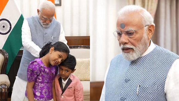 PM Modi With Kids