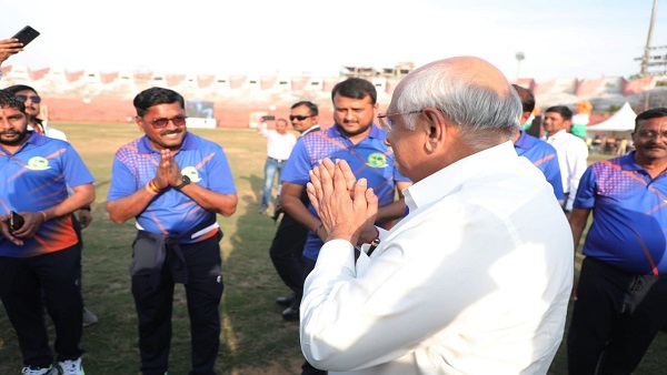All Gujarat Inter Corporation Cricket Tournament: મુખ્યમંત્રી ભૂપેન્દ્ર પટેલે ઓલ ગુજરાત ઇન્ટર કોર્પોરેશન ટી 20 ડે-નાઈટ ક્રિકેટ ટુર્નામેન્ટનો પ્રારંભ કરાવ્યો