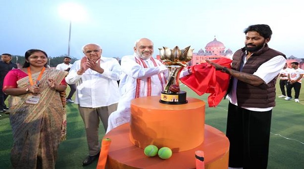 Gandhinagar Lok Sabha Premier League: કેન્દ્રીય ગૃહમંત્રી અમિત શાહ અને મુખ્યમંત્રી ભૂપેન્દ્ર પટેલે ‘ગાંધીનગર લોકસભા પ્રીમિયર લીગ’નો પ્રારંભ કરાવ્યો