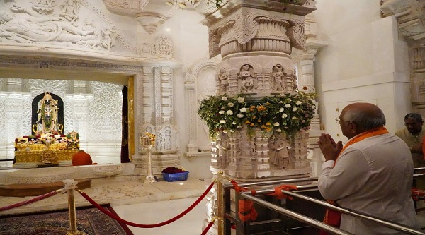 Bhupendra Patel Ayodhya Darshan: મુખ્યમંત્રી ભૂપેન્‍દ્ર પટેલે અયોધ્યાના ભવ્ય રામ મંદિરમાં રામલલ્લાનાં શ્રદ્ધા પૂર્વક દર્શન-અર્ચન કર્યા