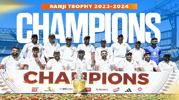 Mumbai Wins Ranji Trophy 2024 : રણજી ટ્રોફીમાં મુંબઈ 42મી વખત ચેમ્પિયન, મુશીર-અય્યરે કરી શાનદાર બેટિંગ
