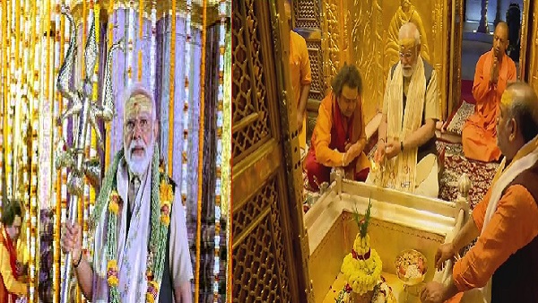 PM modi in kashi: PM મોદીનું કાશીમાં ભવ્ય સ્વાગત,વિશ્વનાથ ભગવાનના આશીર્વાદ -જુઓ ફોટો અને વીડિયો
