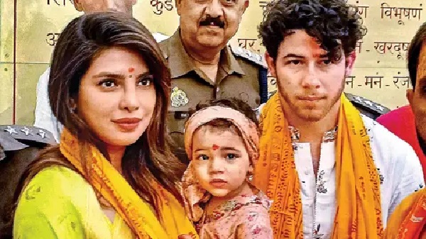Priyanka with Family At Ram Temple