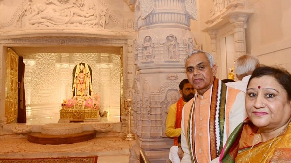 Shri Ramlalla darshan: રાજ્યપાલ આચાર્ય દેવવ્રતએ  અયોધ્યામાં શ્રી રામલલ્લાના કર્યા દર્શન