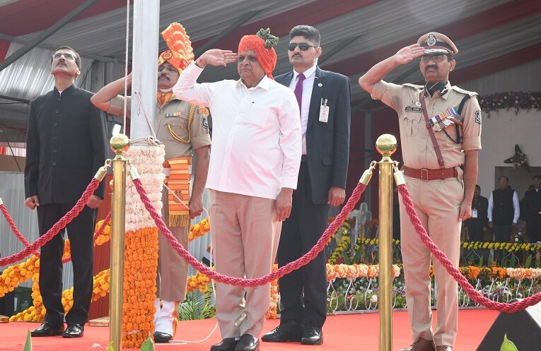 79th Independence Day celebration in Porbandar: પોરબંદર ખાતે ૭૯માં સ્વતંત્રતા પર્વની ઉજવણી