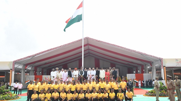 79th Independence Day celebration in Porbandar: પોરબંદર ખાતે ૭૯માં સ્વતંત્રતા પર્વની ઉજવણી 2 79th Independence Day celebration in Porbandar