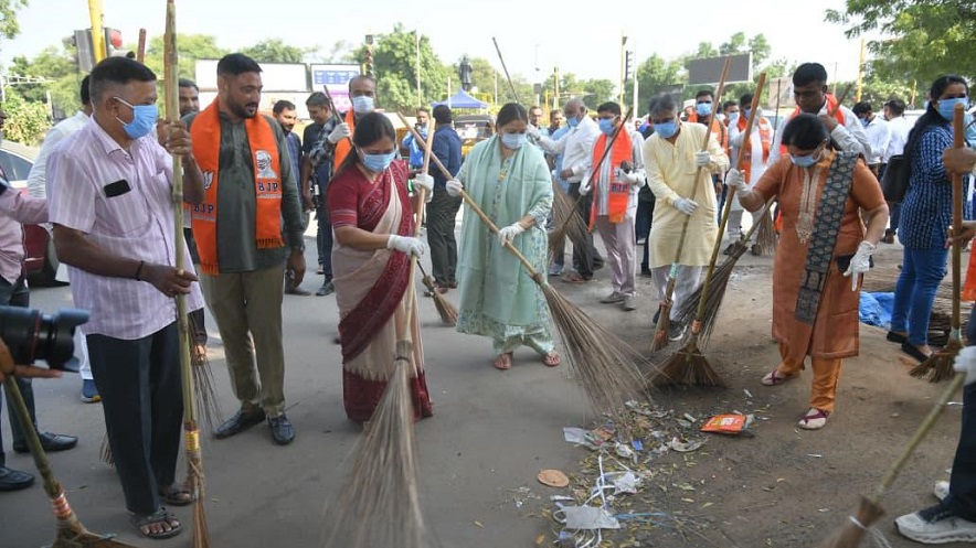 bhanu ben babariya clean gujarat