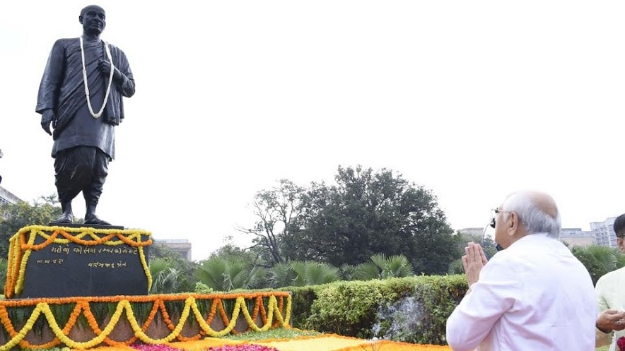 Sardar Patel jayanti: ગુજરાત વિધાનસભામાં પુષ્પાંજલિ અર્પણ વિધિ યોજાઈ 1 CM Bhupendra Patel sardar patel pushpanjali