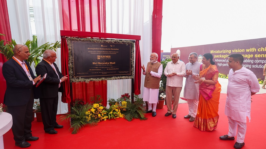 PM inaugrats Kaynes Semicon